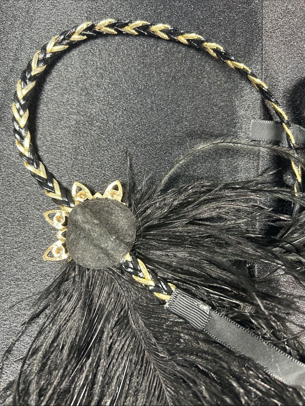 This is a vintage-style 1920s Flapper Headband - Picture 6 of 6